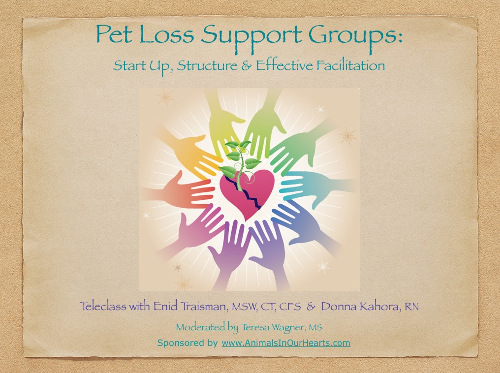 Pet Loss & Grief Support Pet Loss Support GroupsStart Up, Structure